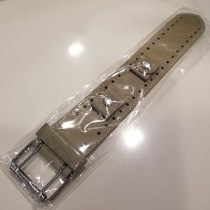 Leather Watch Band 22mm